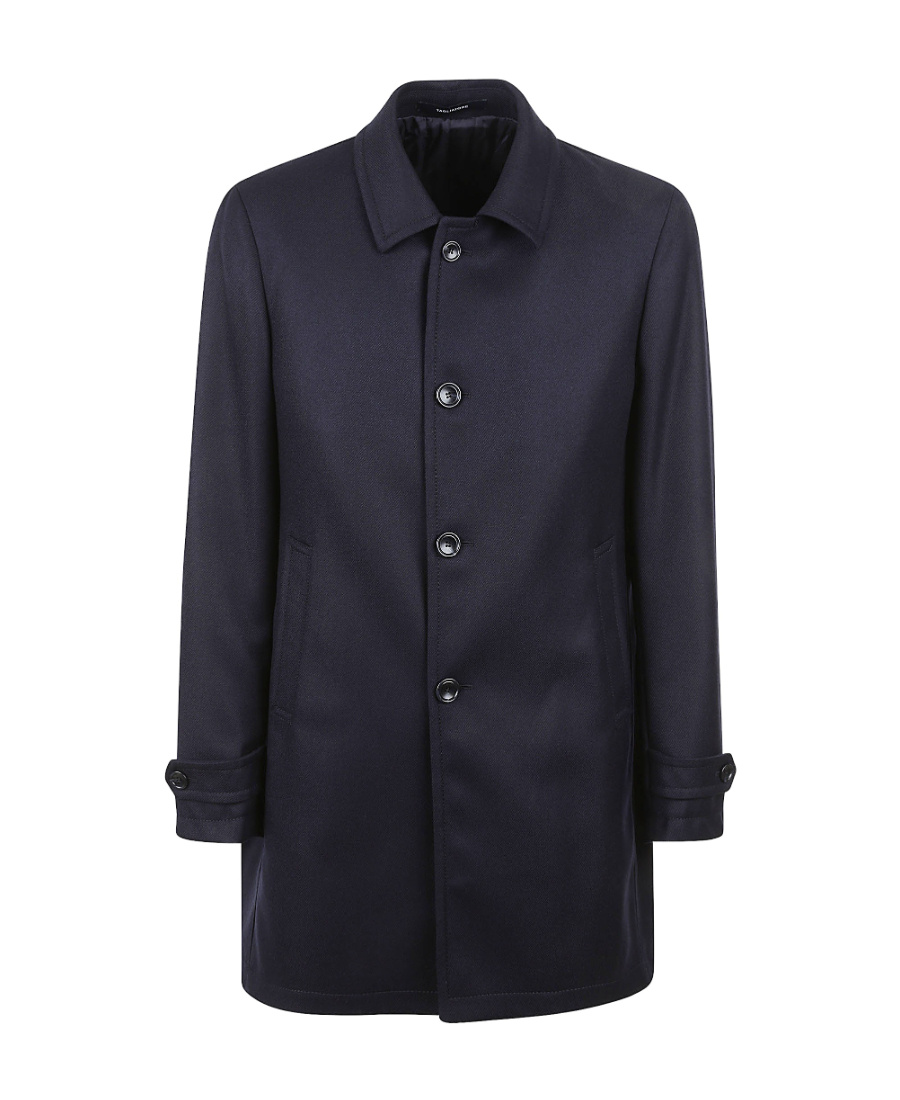 Tagliatore Single-breasted Coat In Black