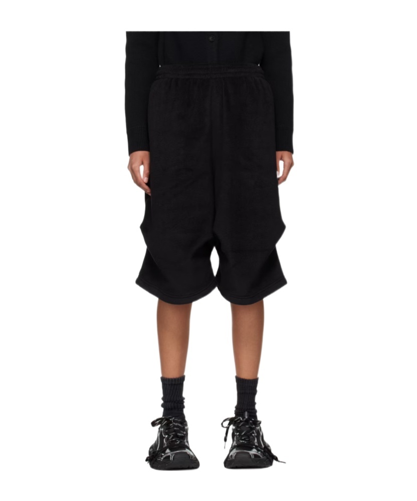 We11 Done Tuck Banding Shorts In Black