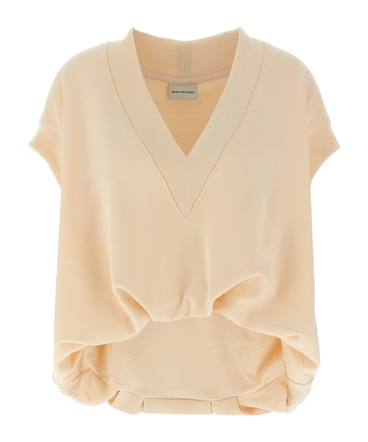 Dries Van Noten Sweatshirt Vest In Nude