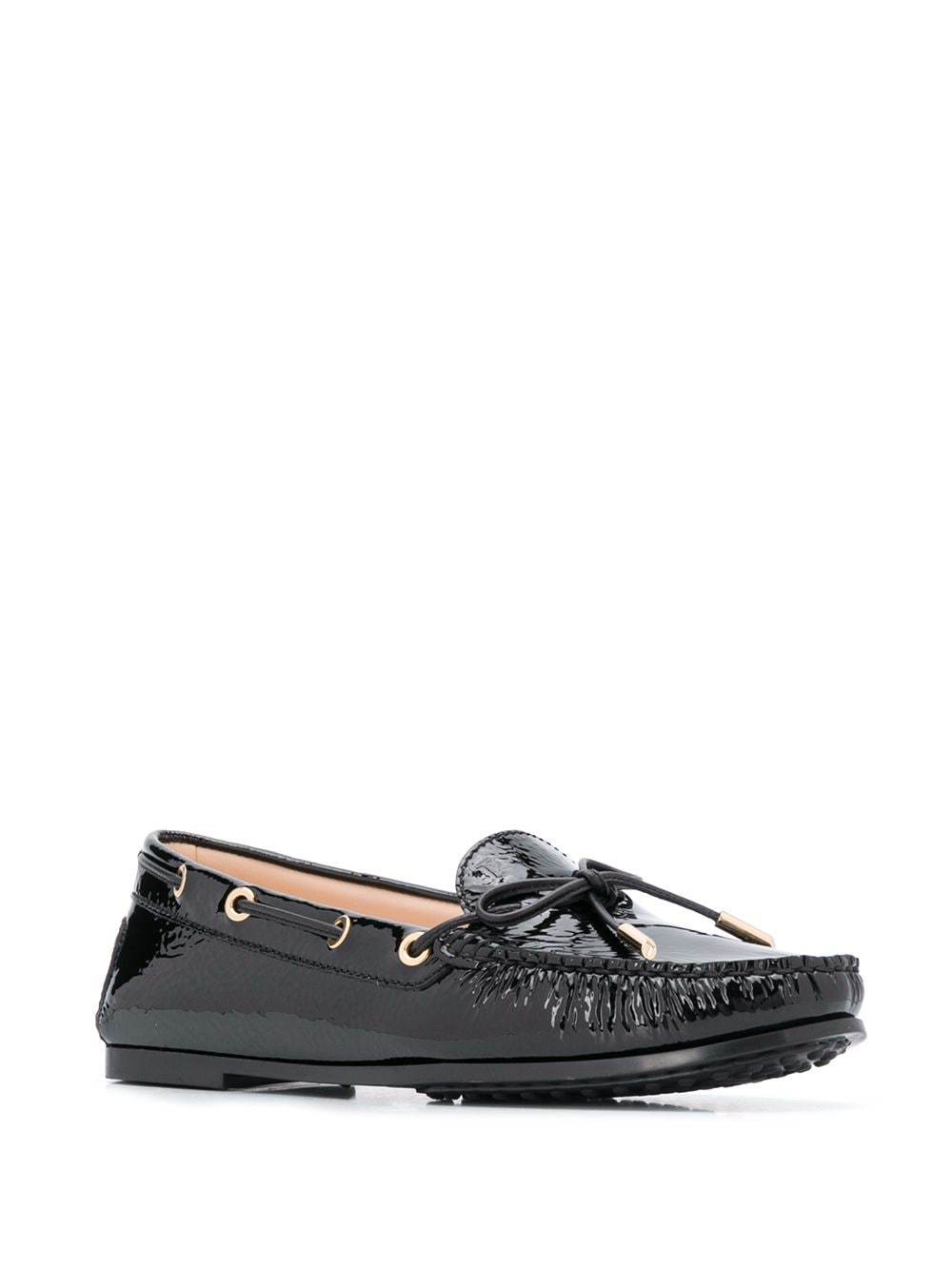 Tod's City Gommino Loafers In Black