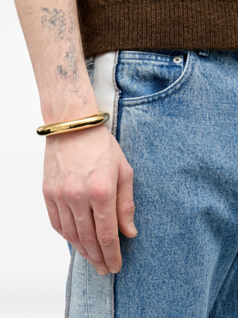 Mm6 Maison Margiela Polished 'number' Bracelet In Gold