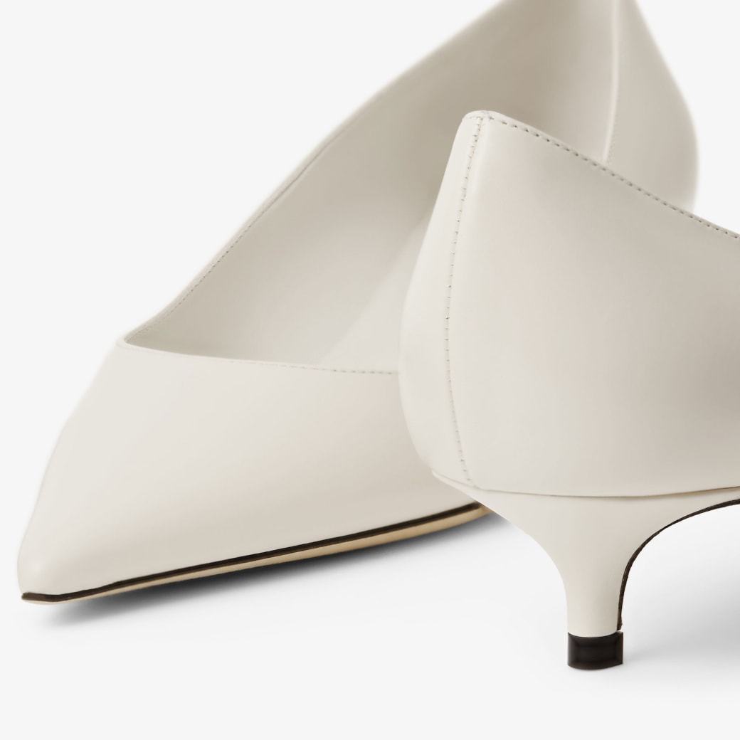 Jimmy Choo Amelia 50 Leather Pumps In Neutral