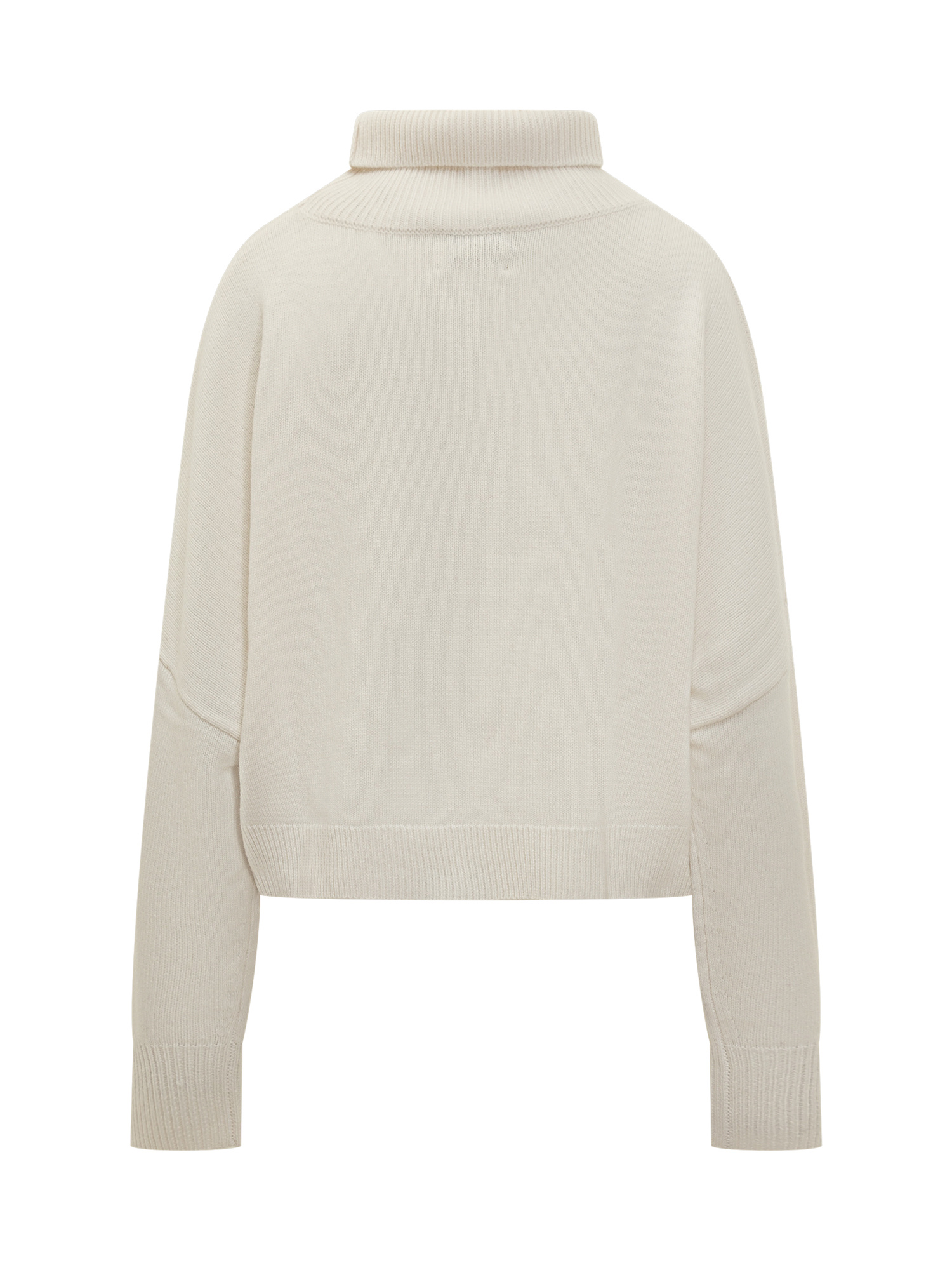 Loulou Studio High-neck Pullover Sweater In Neutral