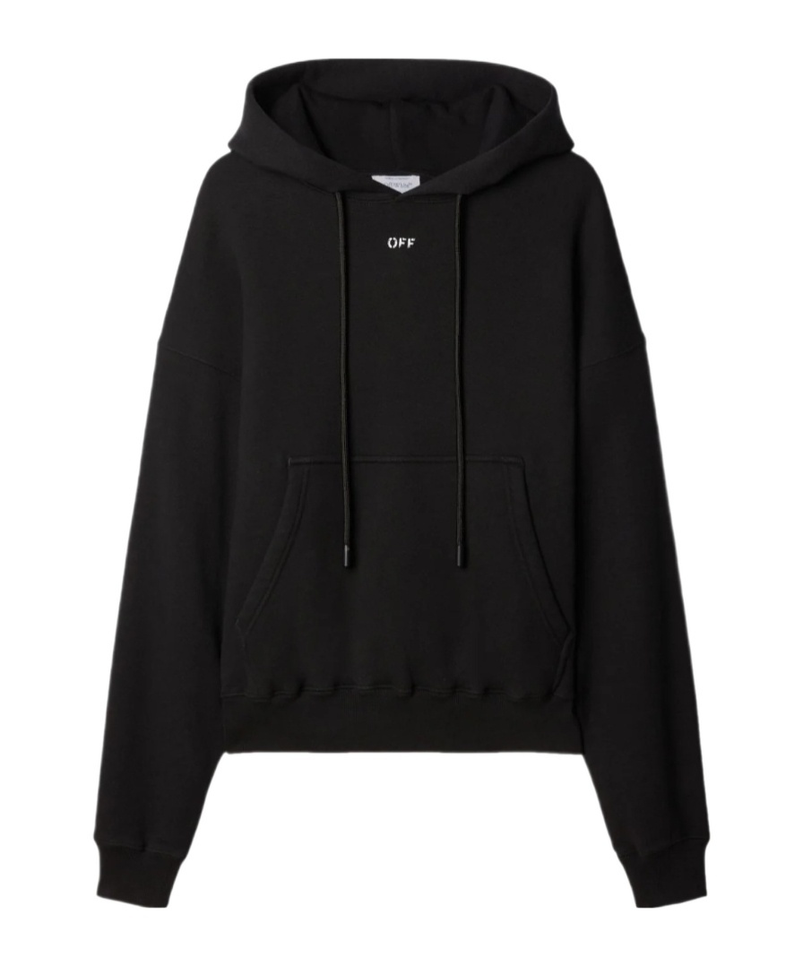 Off-white Off White™ Black Caravaggio Mery Print Hoodie