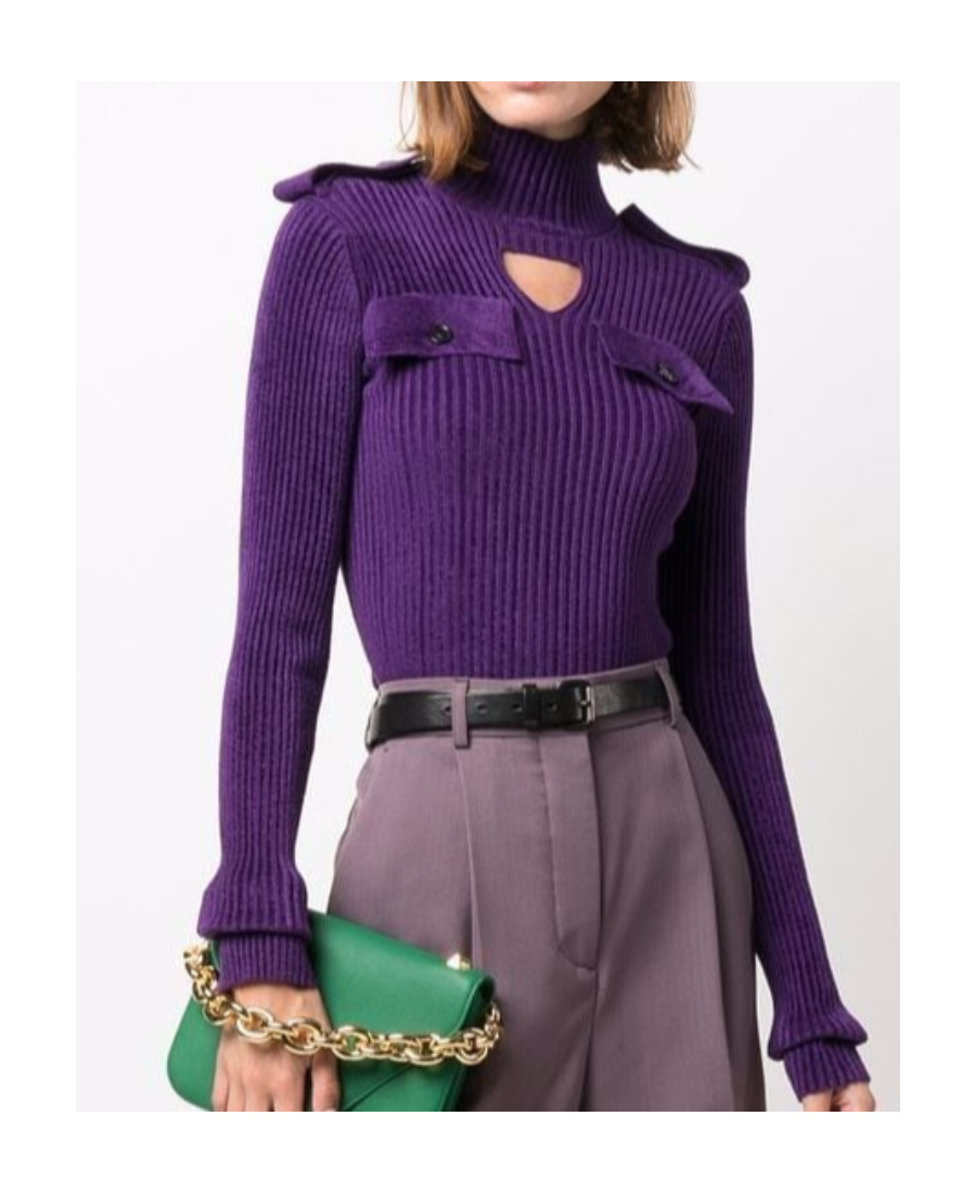 Bottega Veneta Turtlenecks In Purple