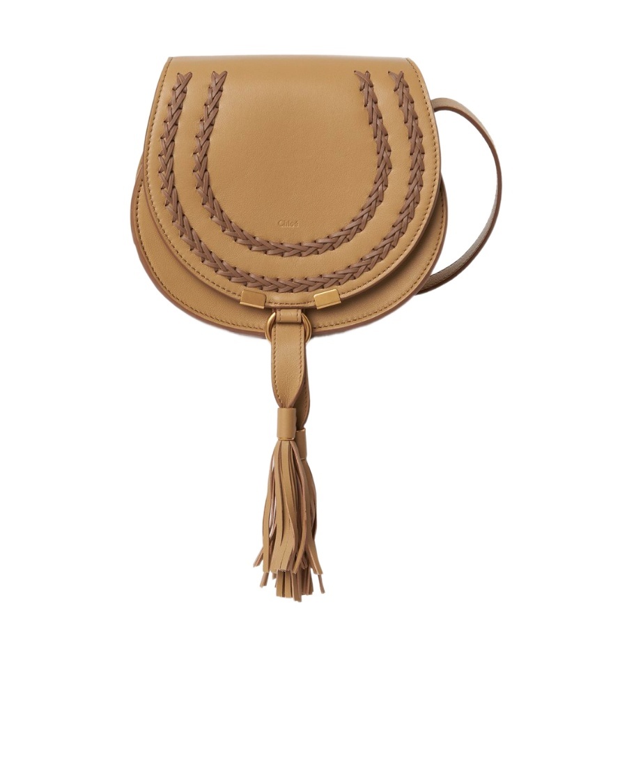 Chloé Small Marcie Leather Bag In Green