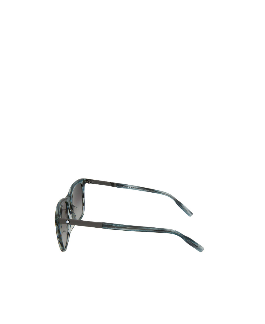 Montblanc Round Sunglasses In Black