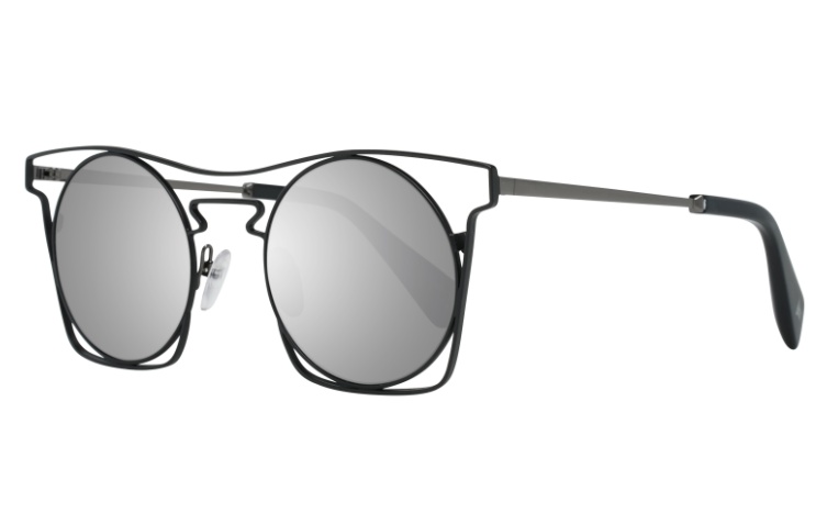 Yohji Yamamoto Square Frame Sunglasses In Gray