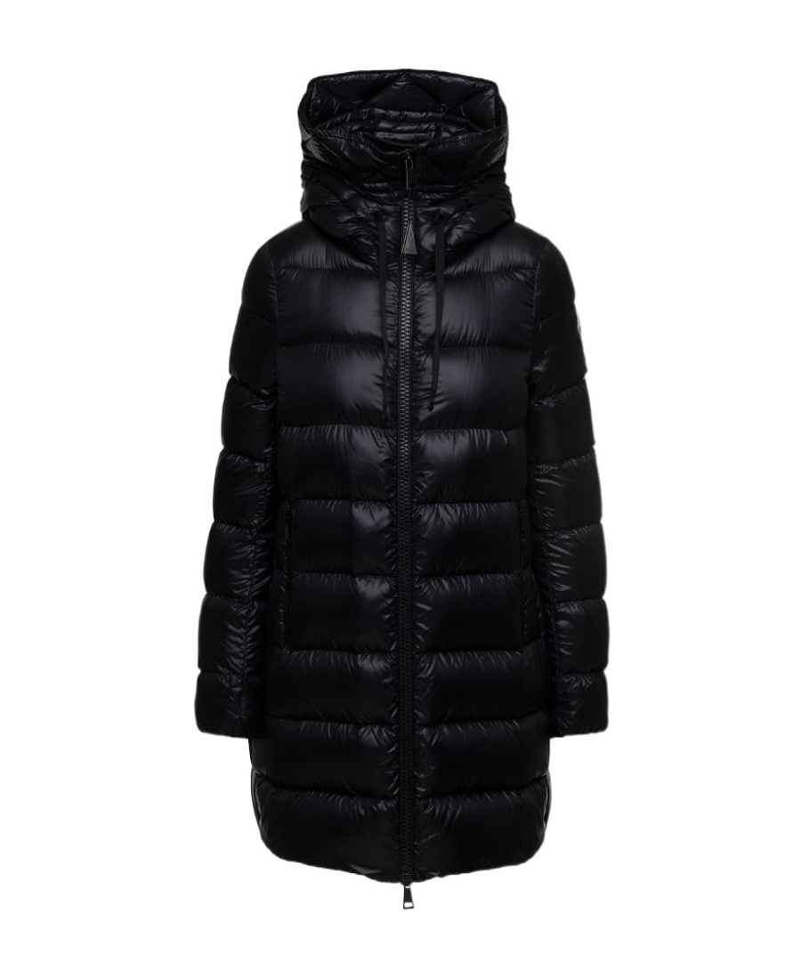 Moncler Hooded Down Jacket In Black