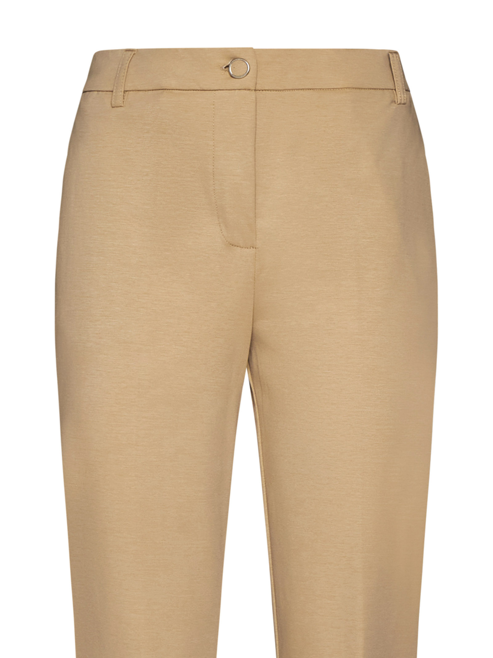 Kaos Elastic Waist Pants In Brown