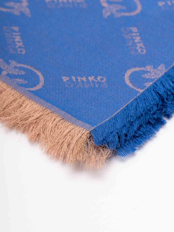 Pinko Brevis Scarf In Blue