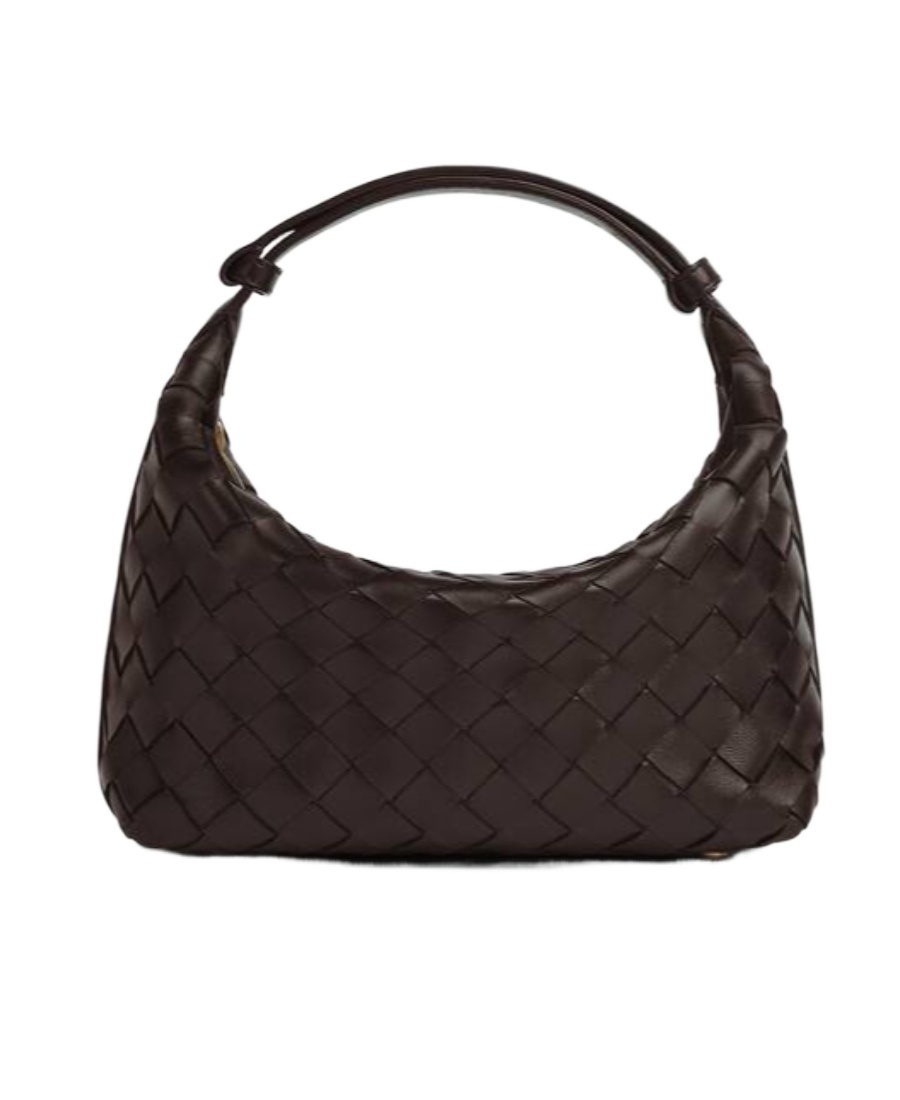 Bottega Veneta Mini Wallace Shoulder Bag In Brown