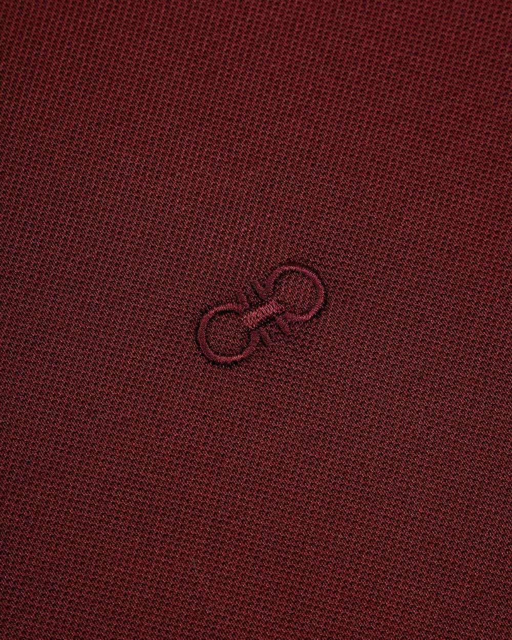 Ferragamo Embroidered Shirt With Logo In Brown