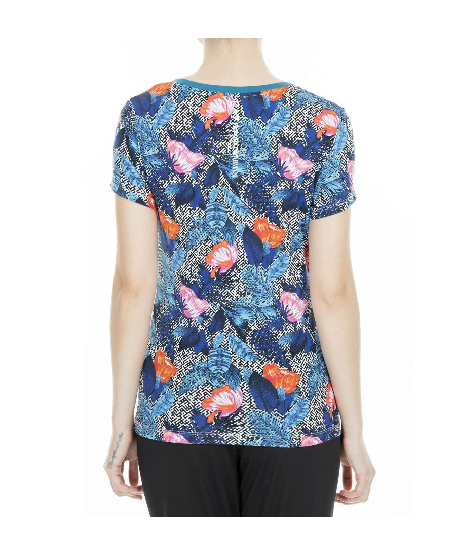 Ea7 Logo T-shirt In Multicolor