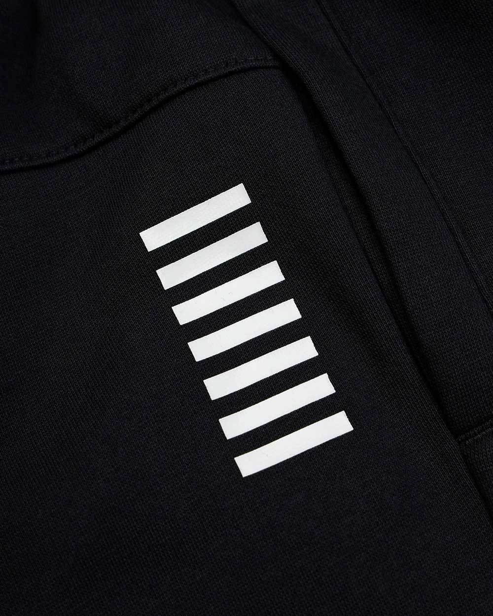 Ea7 Logo Printed Two-piece Sports Suit In Black