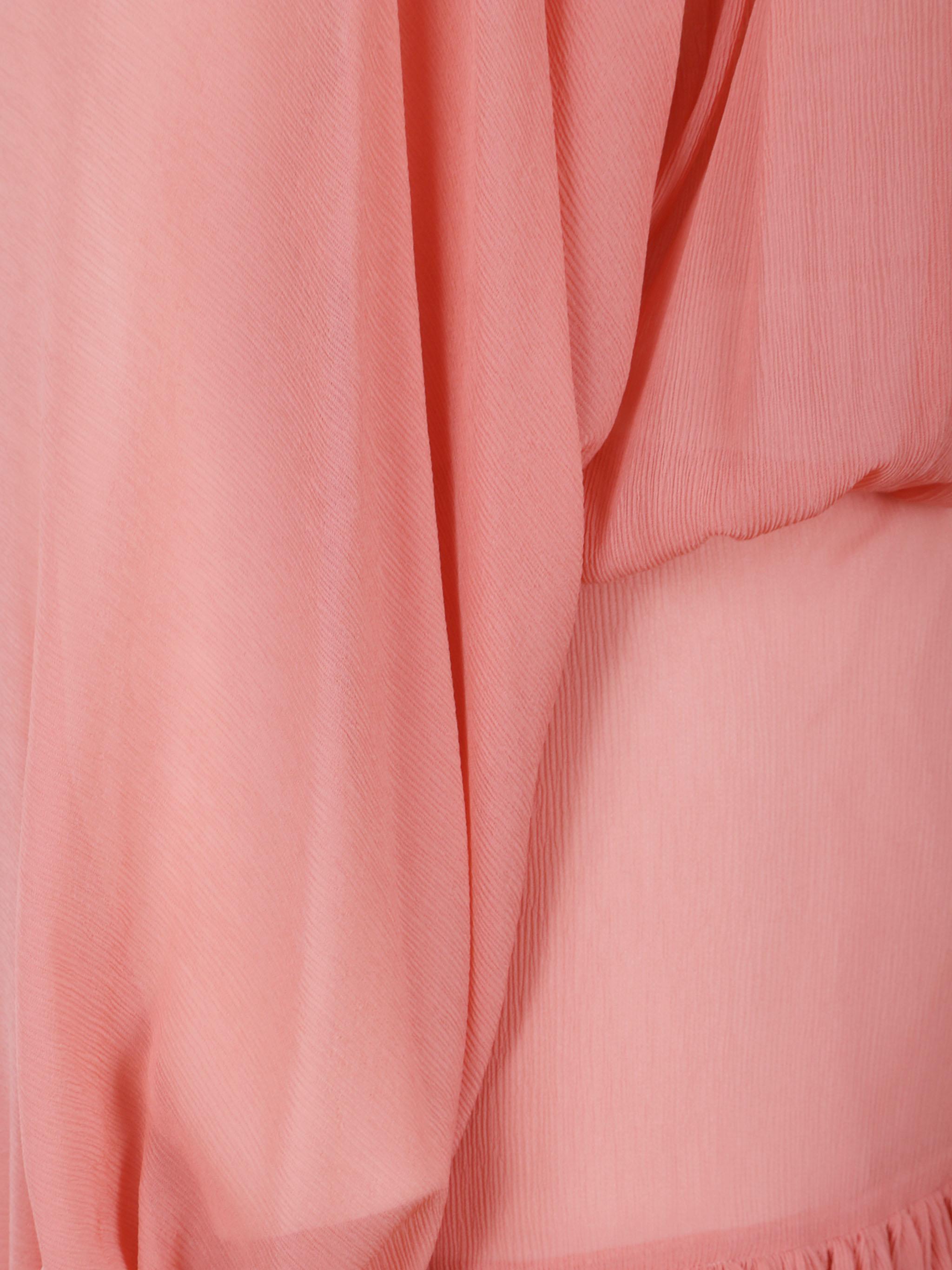 Marni Draped Dress In Pink