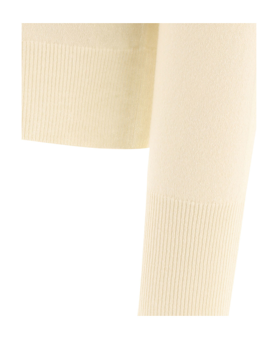 Jil Sander Ribbed-knit Cashmere Jumper In Nude