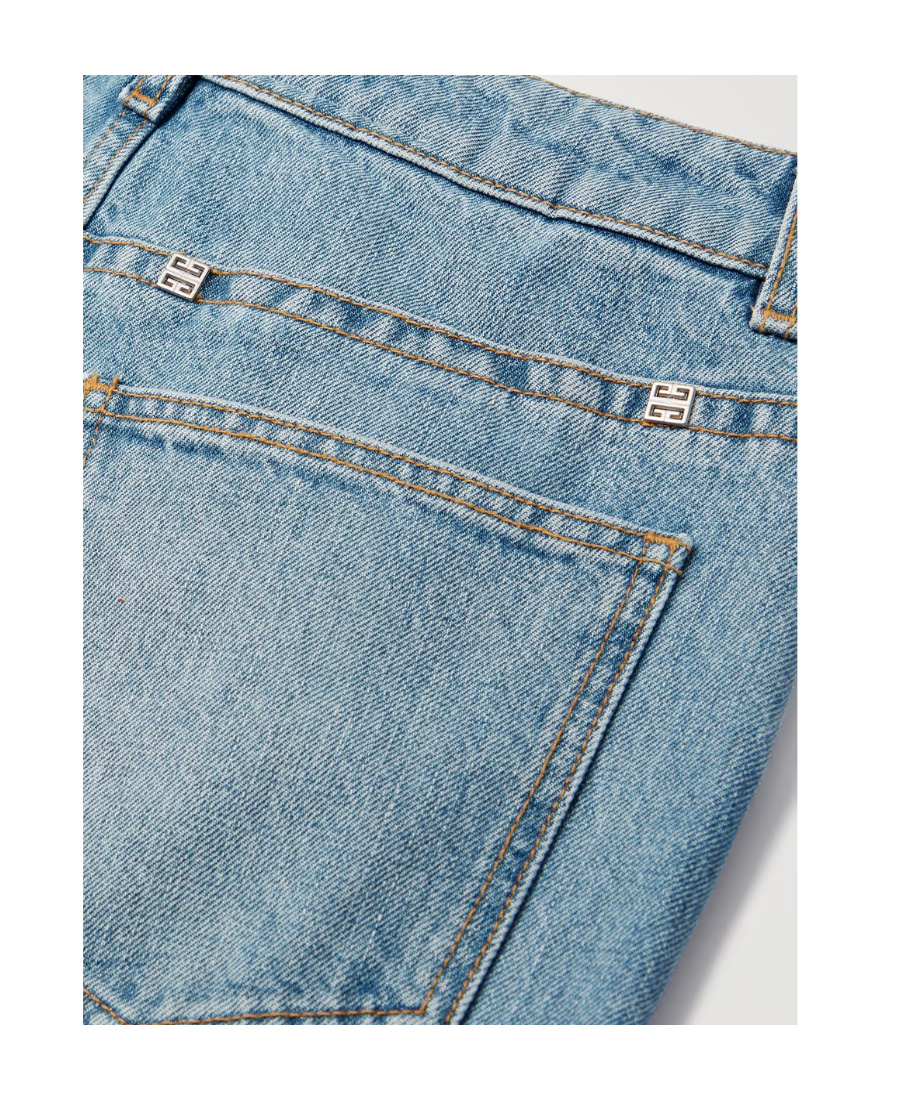 Givenchy High-waisted Jeans In Blue