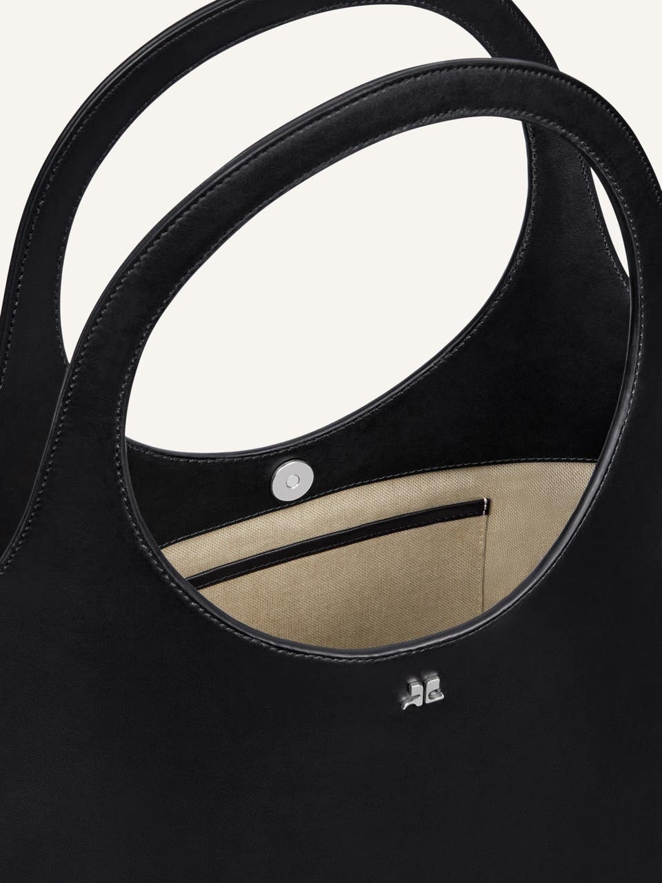 Shop Courrèges Holy Day Tote Bag In Black