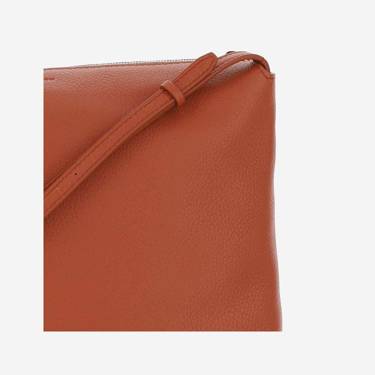 The Row Leather Shoulder Bag In Brown