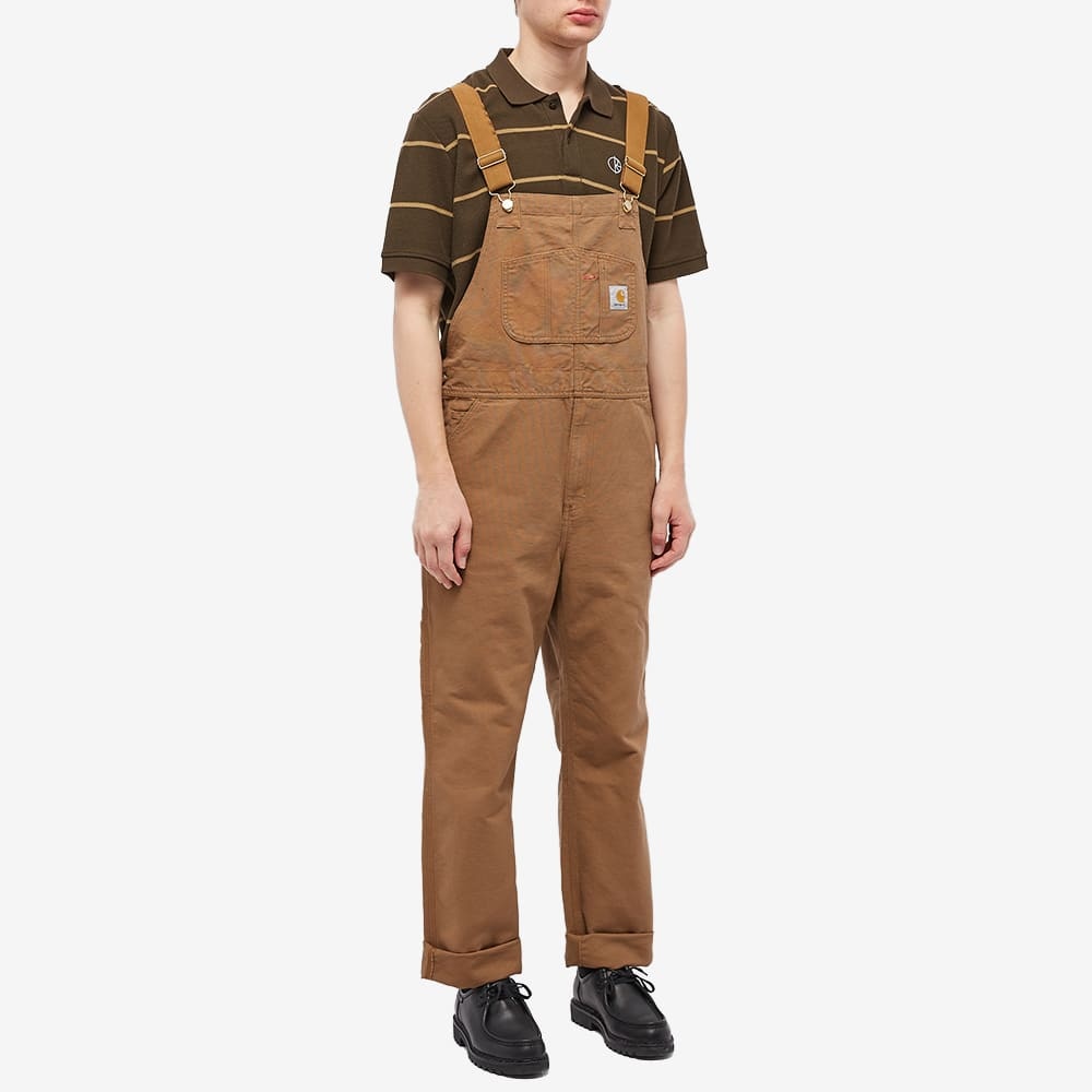 CARHARTT LOGO-PATCH STRAIGHT-LEG DUNGAREES