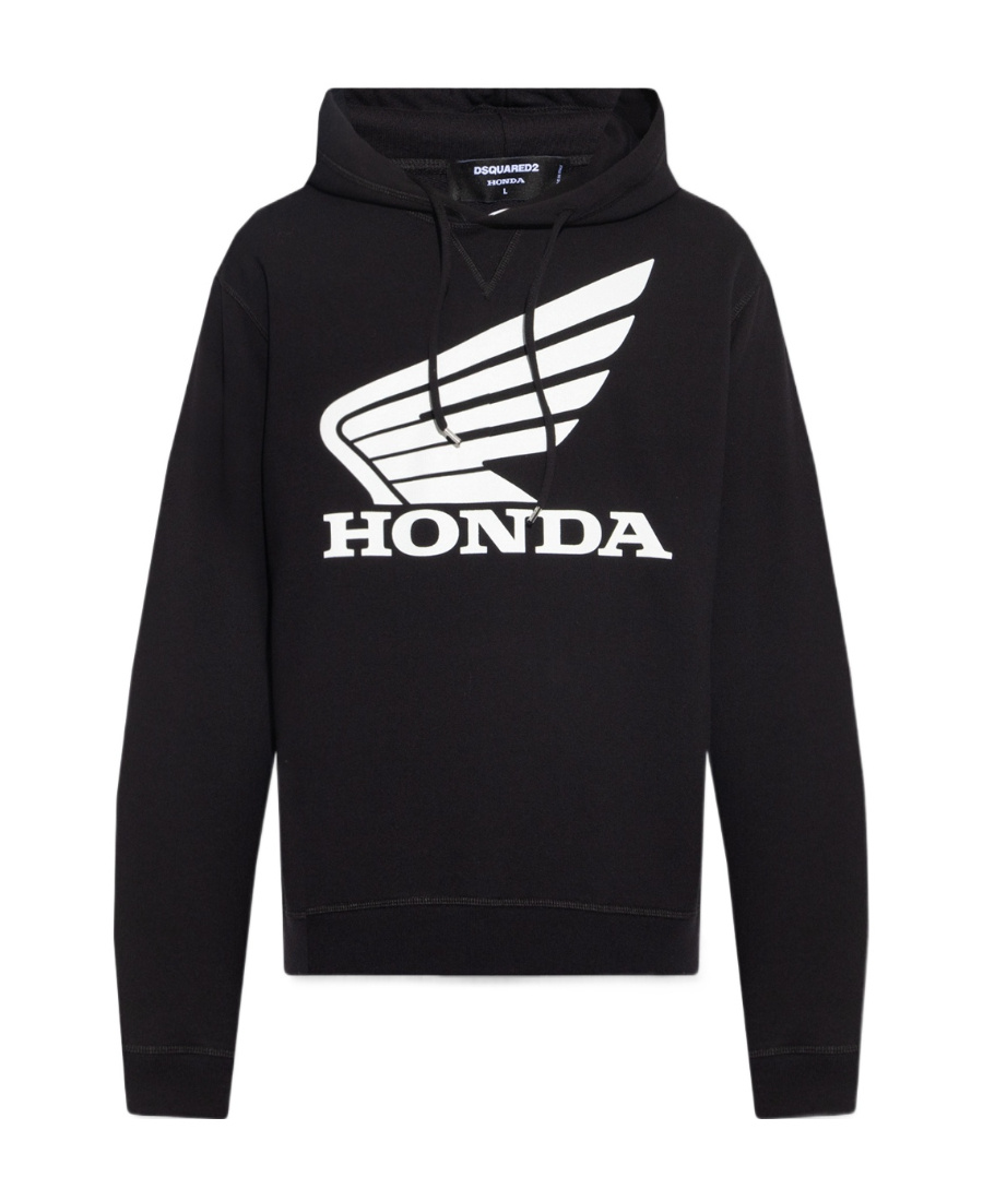 Dsquared2 Man Sweatshirt Black Size L Cotton In Black
