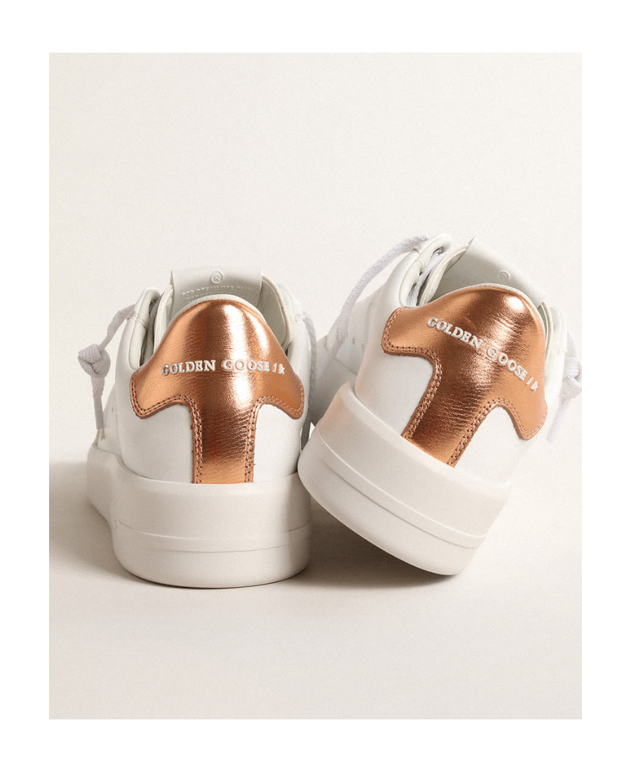 Golden Goose Pure-star Lace-up Sneakers In White