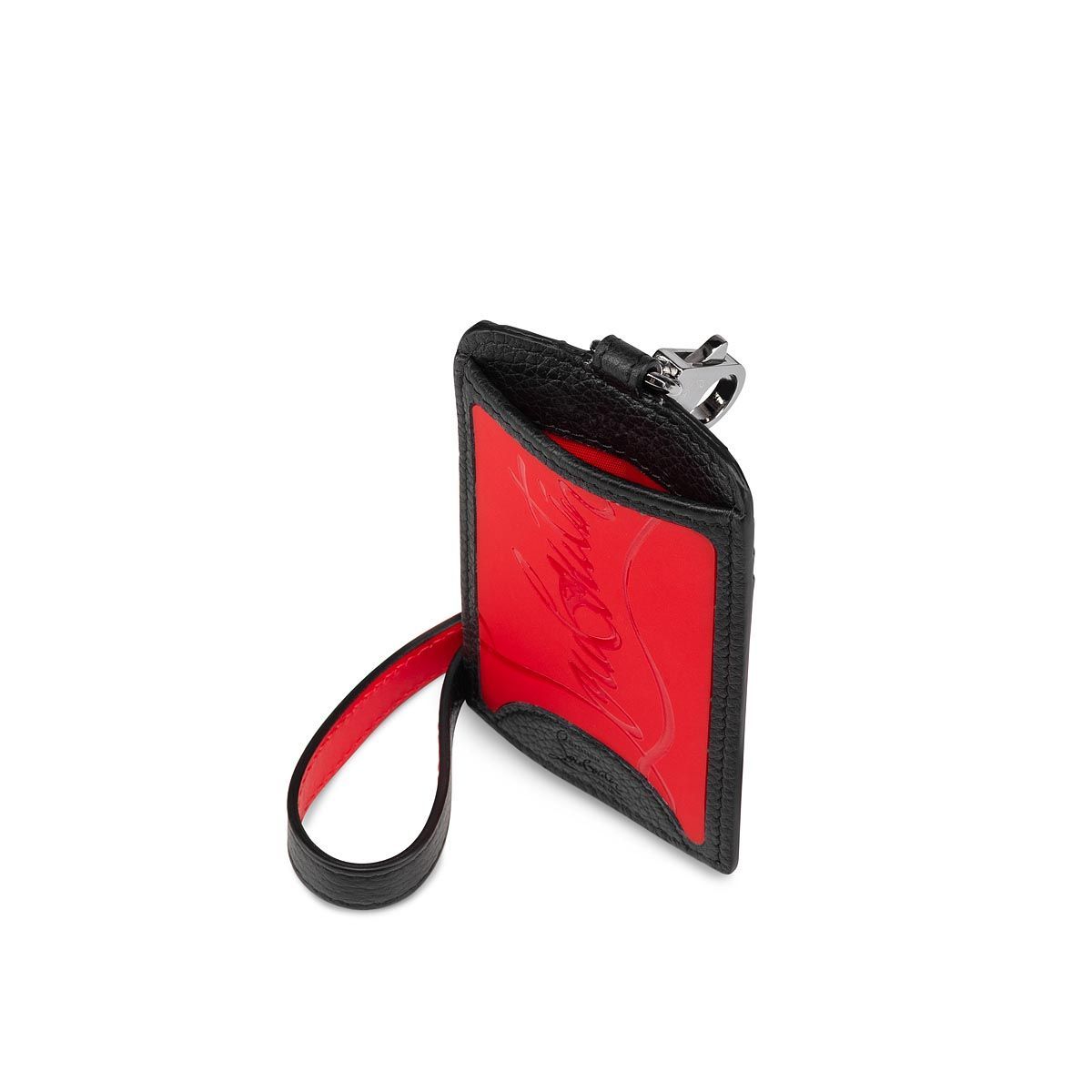 Christian Louboutin Logo Card Bag In Red