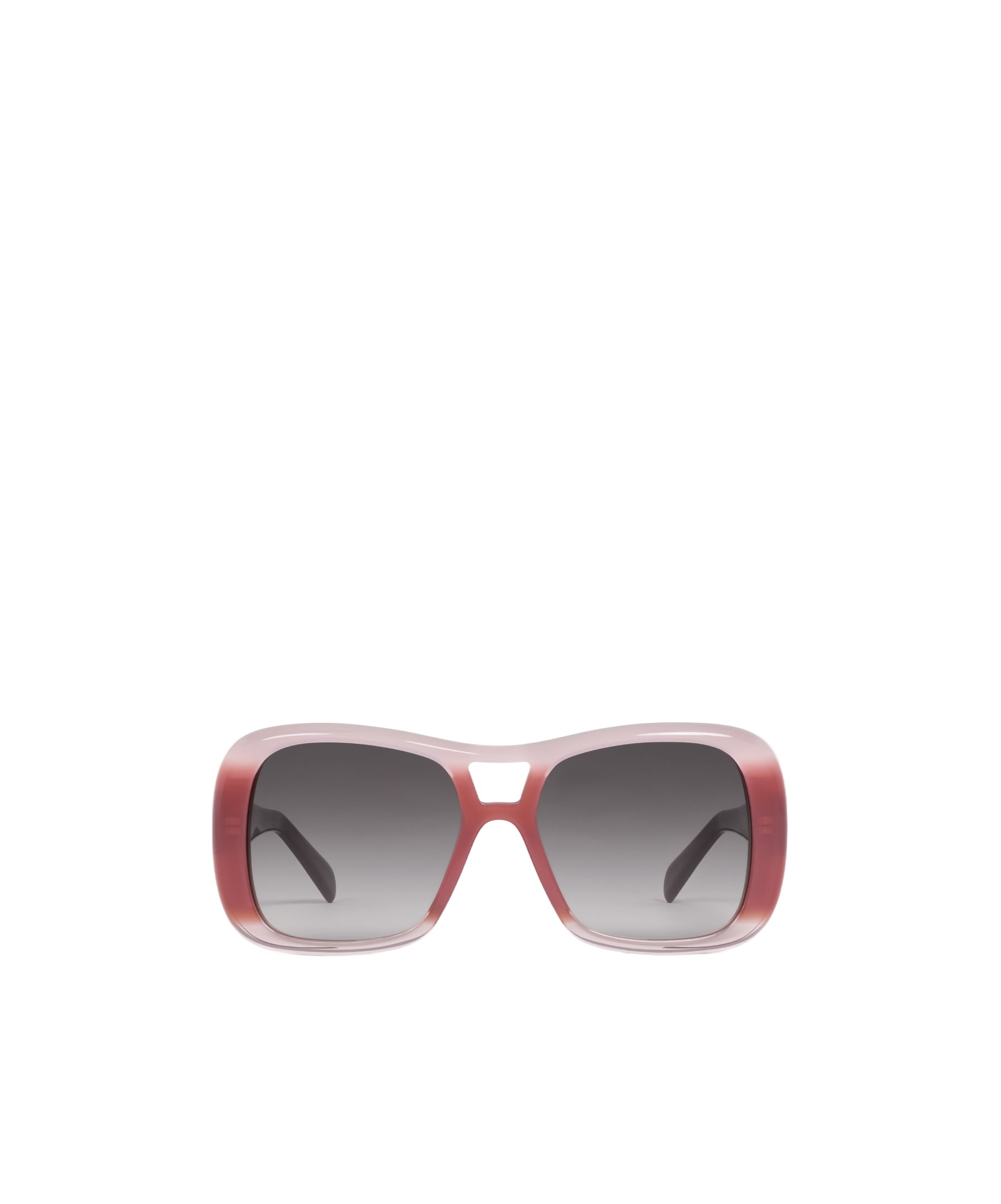 Celine Triomphe 18 Sunglasses In Acetate In Red