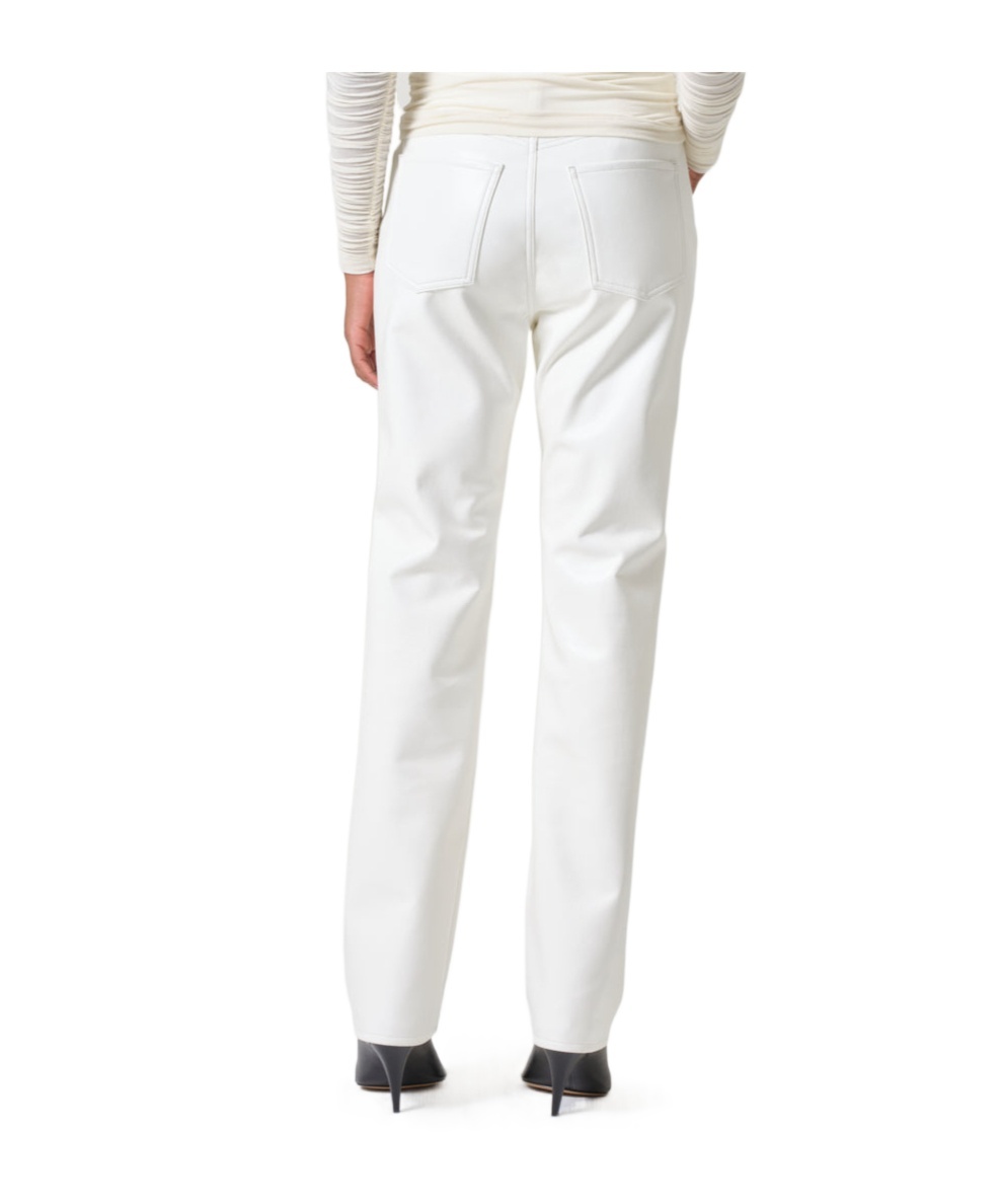 Agolde 90s Crop Mid Rise Loose Straight Jean In Element In White