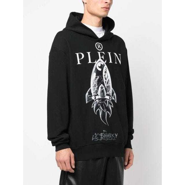 Philipp Plein Monsters Pattern Printed Sweater In Black