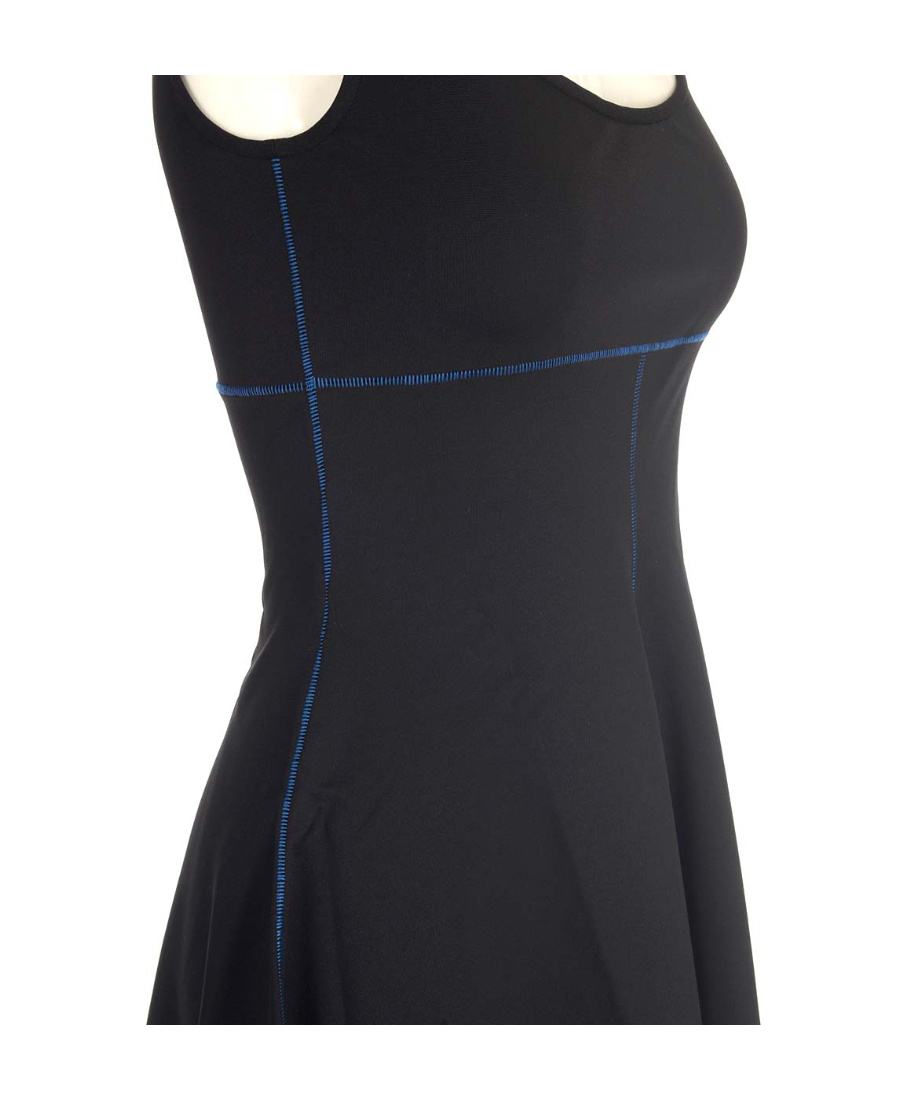 Marni Flared-hem Dress In Black