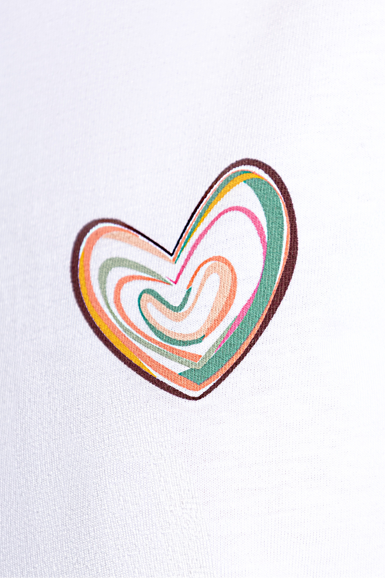Ps By Paul Smith Heart-embroidered T-shirt In White