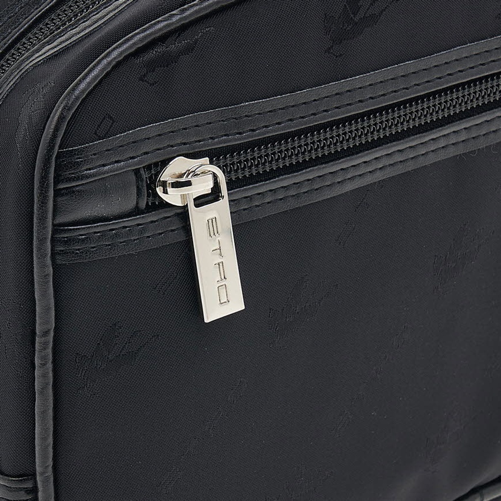 Etro Zipper Clutch In Black