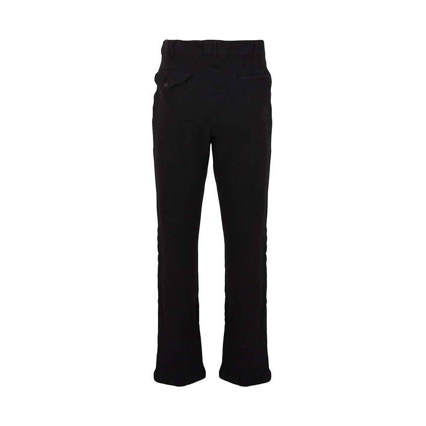 Comme Des Garçons Belt Loops Slacks In Black