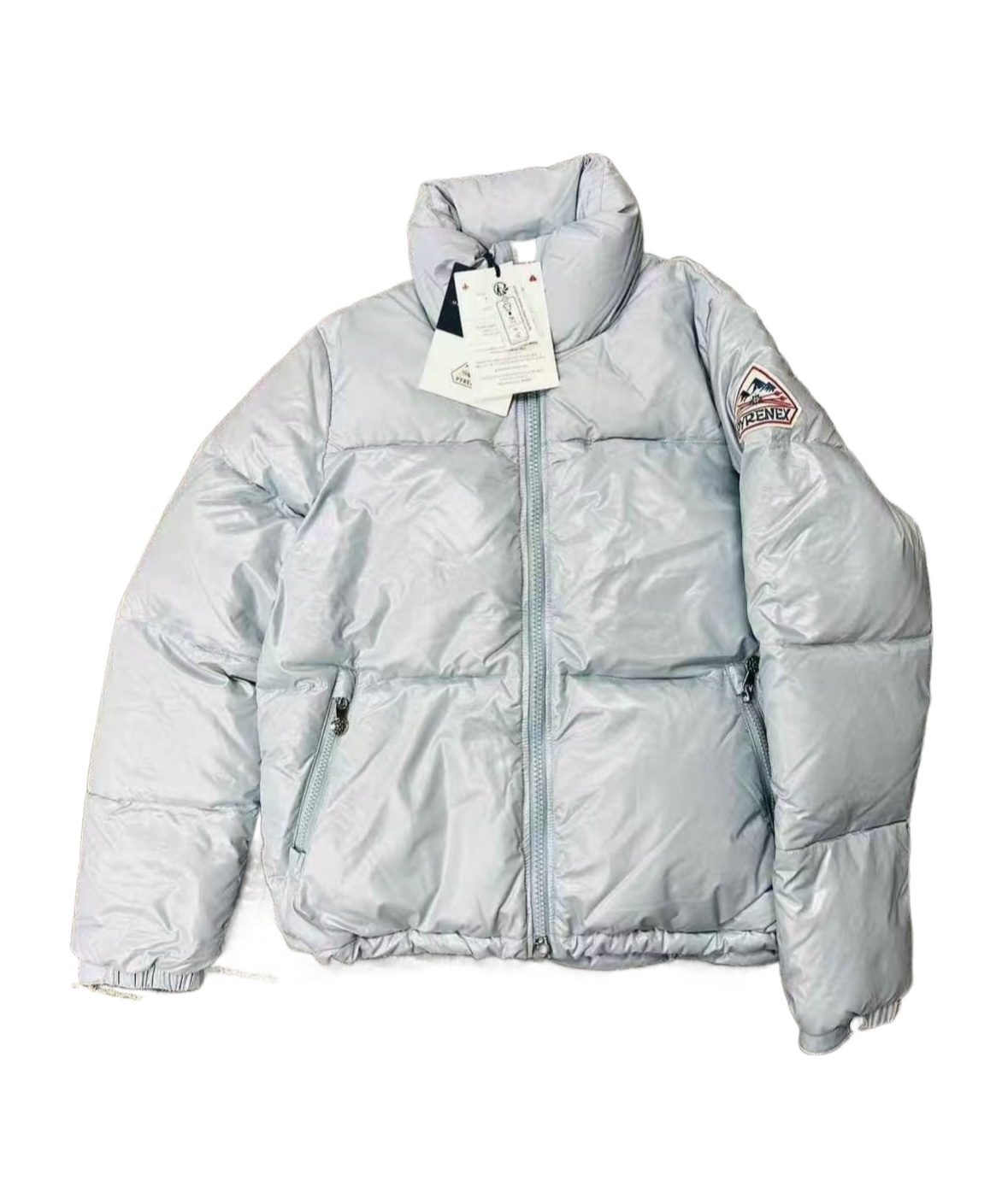 Pyrenex Long-sleeved Down Jacket In Gray