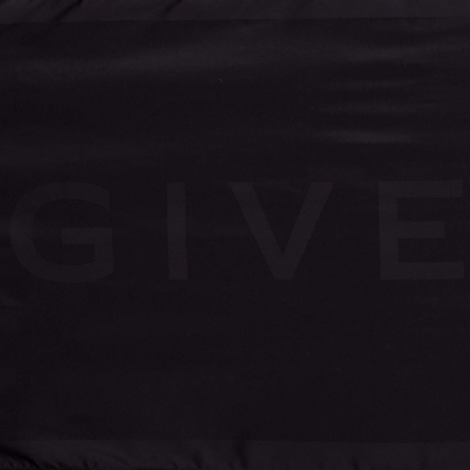 Givenchy Logo-printed Scarf In Black
