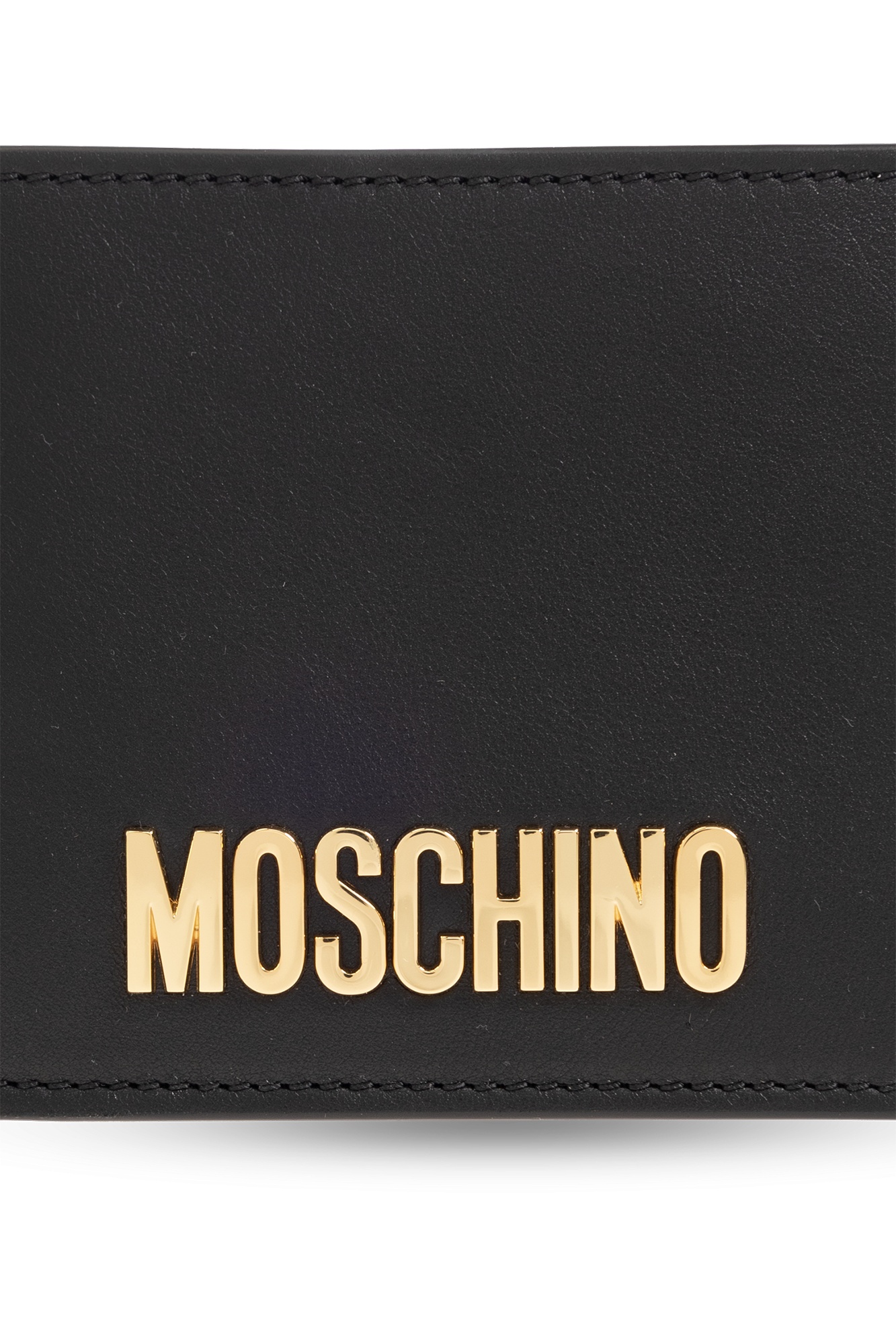 Moschino Bifold Wallet In Black