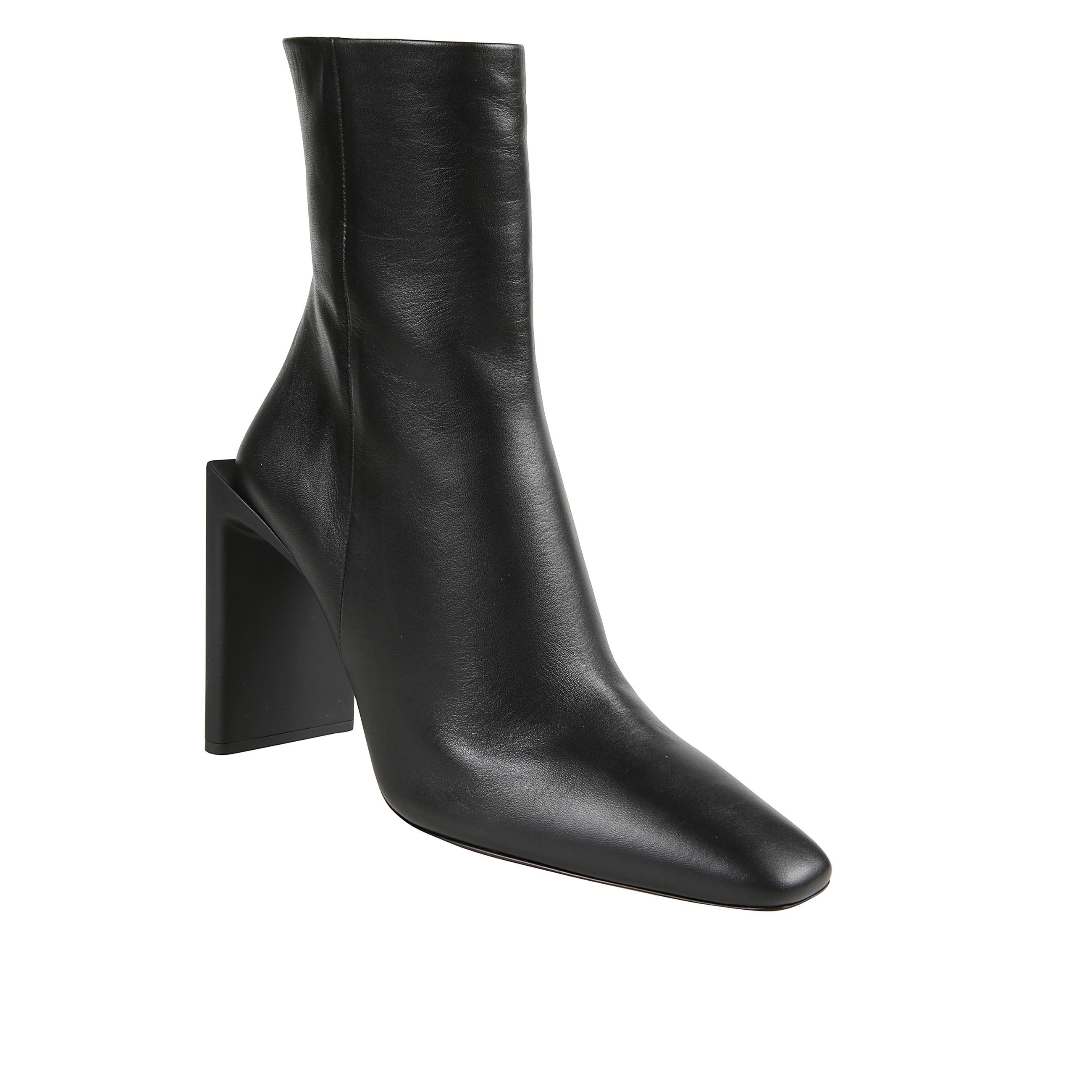Fear Of God Block Heel Pointed Toe Ankle Boot In Black