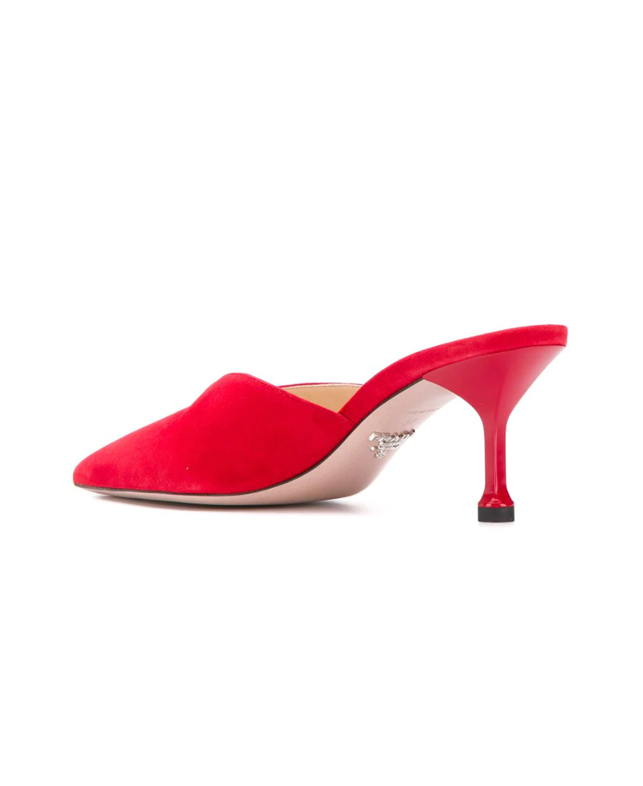 Prada Low-heel Pumps In Red