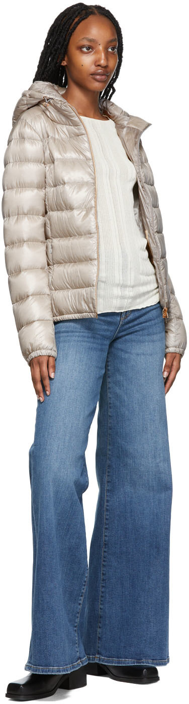 Herno Women's Giada Hooded Down Jacket In Nude