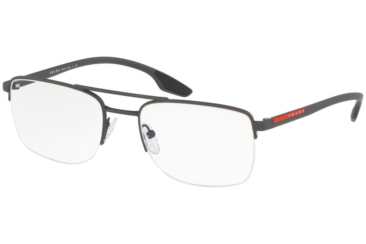 Prada Logo Flat Mirror In White