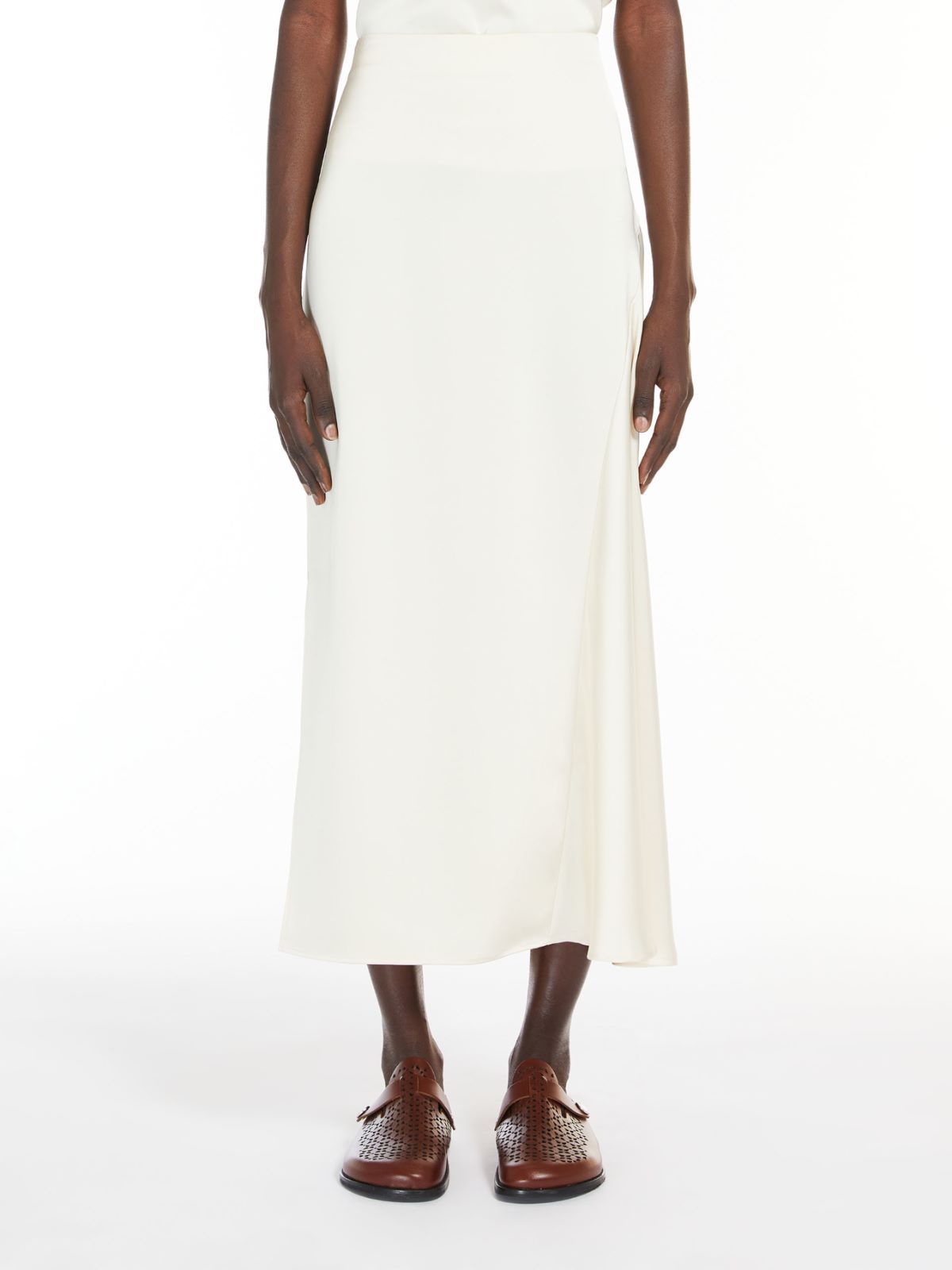 Weekend Max Mara Pleated Skirts In White