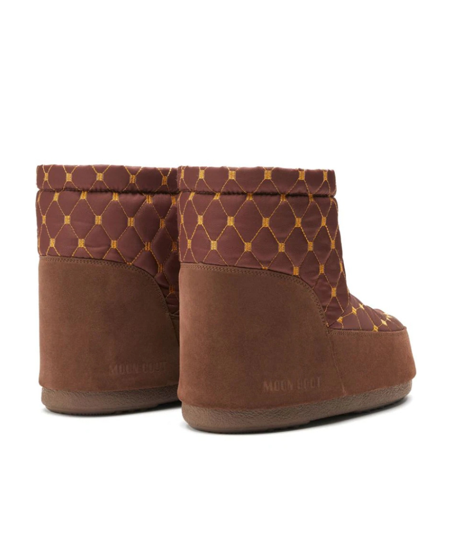 Moon Boot Icon Low Quilted Boots In Brown