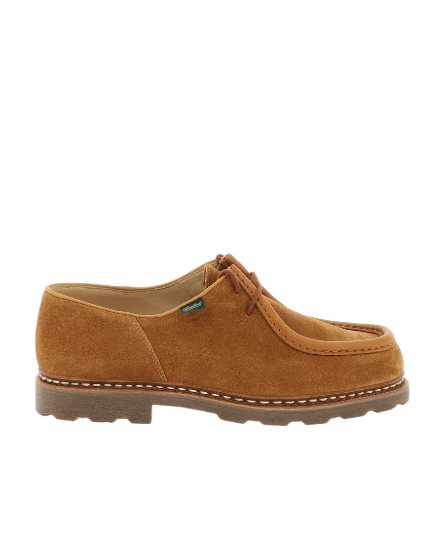 Paraboot Michael Suede Derby Shoes In Brown In Brown