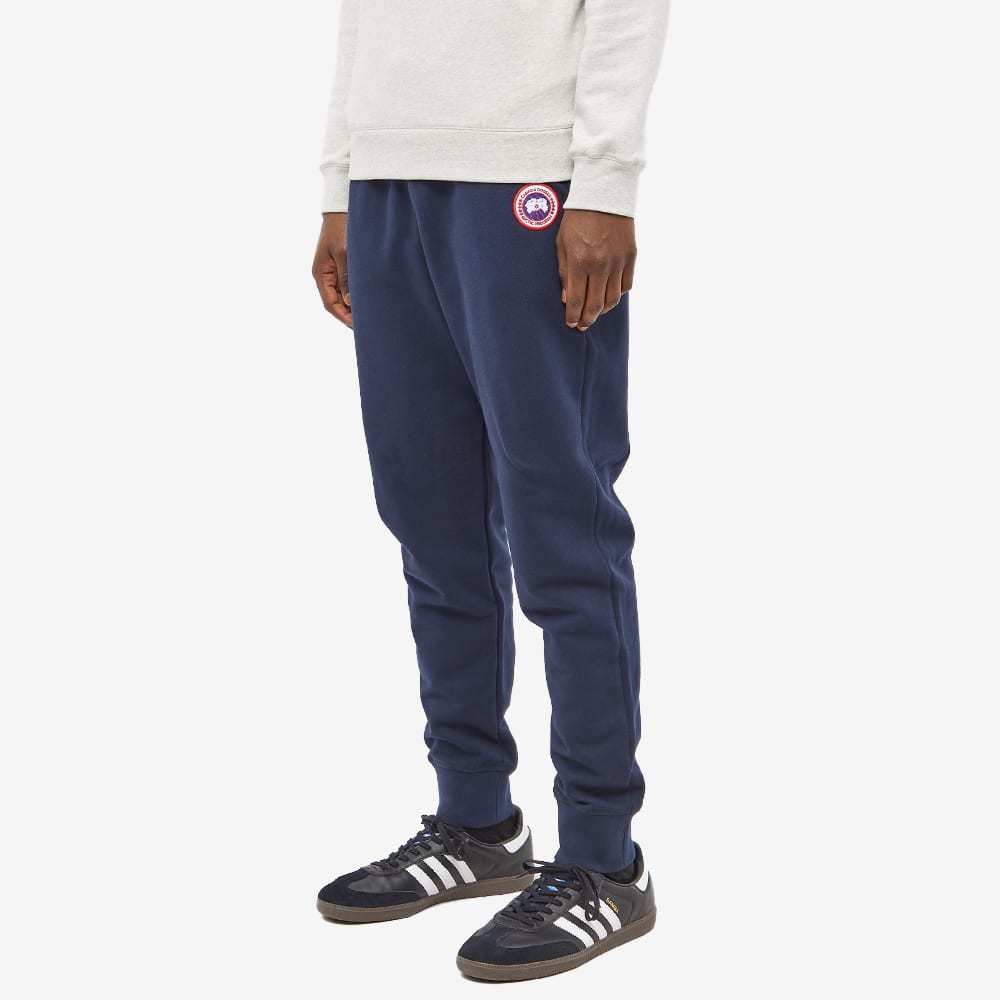 Canada Goose Huron Organic-cotton Jersey Track Pants In Blue