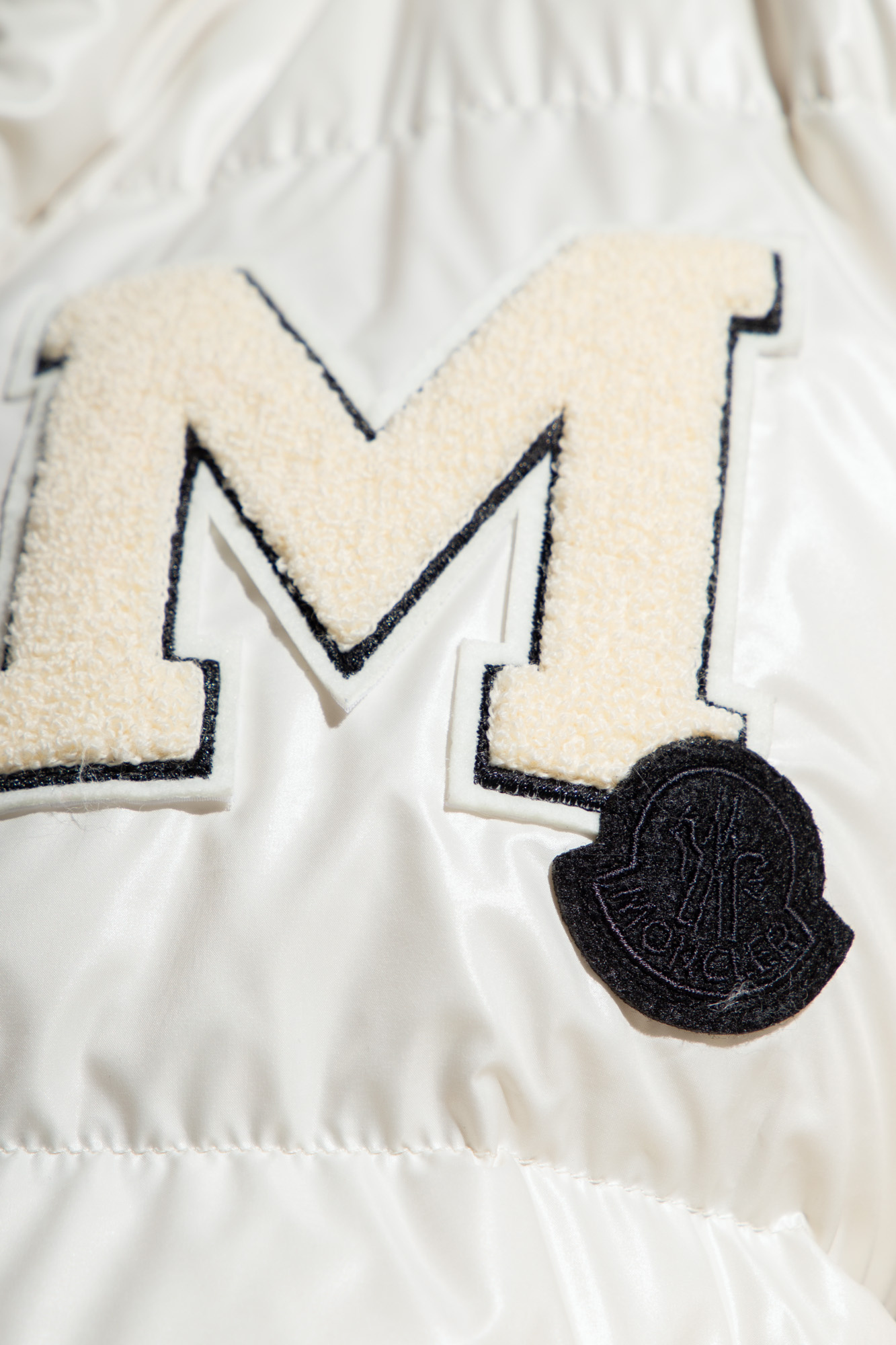 Moncler Oder Canvas-trimmed Quilted Recycled-shell Down Vest In White