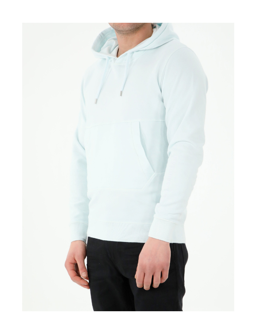 C.p. Company Light-blue Hoodie In White