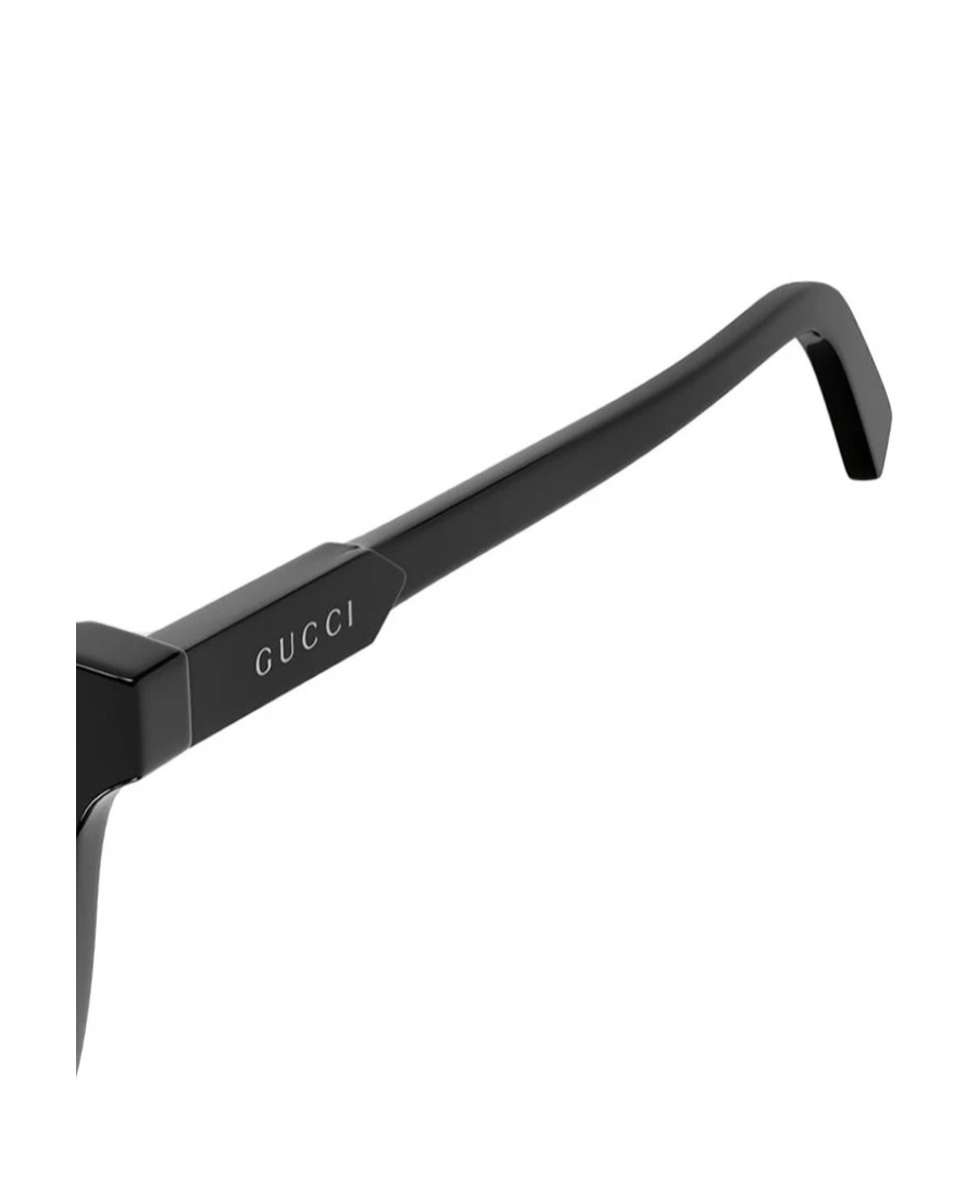 Gucci Eyewear Aviator Frame Glasses In Black