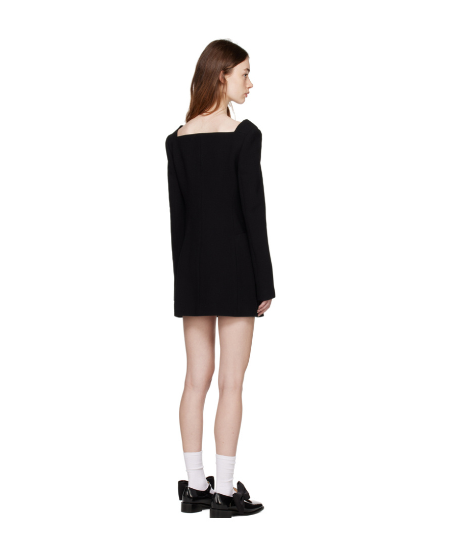Kimhēkim Black Emma Minidress In Black